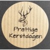 Kerst 07 rol @ 500 perm. rond 35 kraft zwart bedrukt prettige kerstdagen Kerst 07 rol @ 500 perm. rond 35 kraft zwart bedrukt prettige kerstdagen